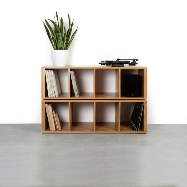 The Urban Editions Corston Vinyl Storage Cube Shelving