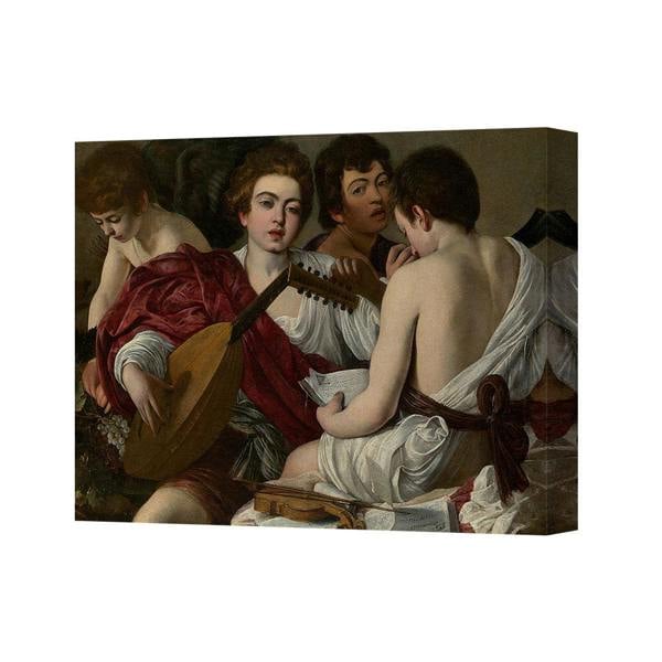 Benjamin Tate Design Classical Musicians With Lute Reproduction Canvas Wall Art