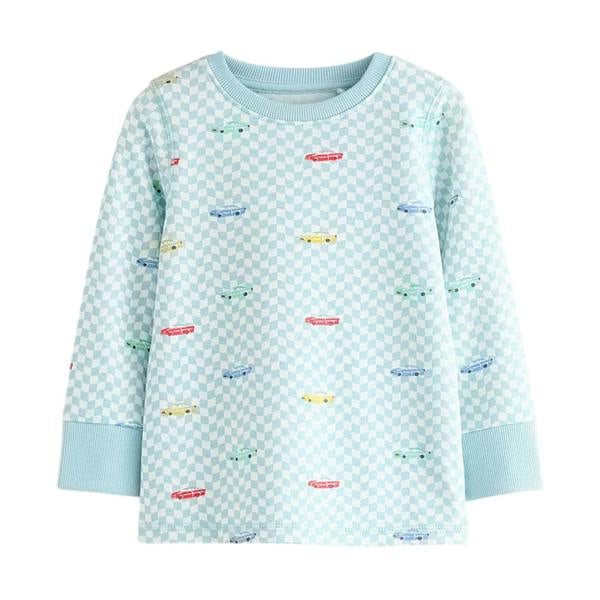 Cath Kidston Childrens/Kids Snuggle Cars Cotton Pyjama Set (Pack of 3) - Multicoloured - 