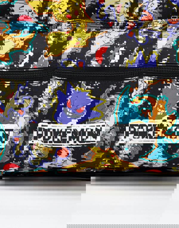Pokemon Boys Black Character All Over Print Backpack (One Size)