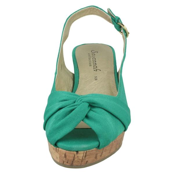 Savannah Ladies Savannah Mid Wedge Sandals