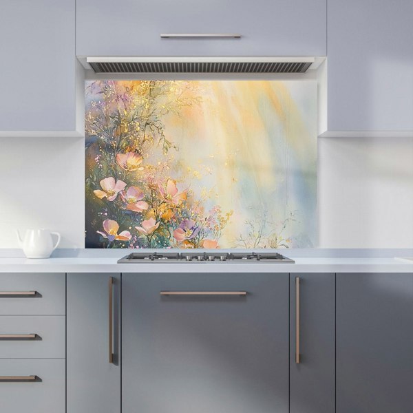 Warren Reed Spring Meadow Glass Kitchen Splashback - 00007