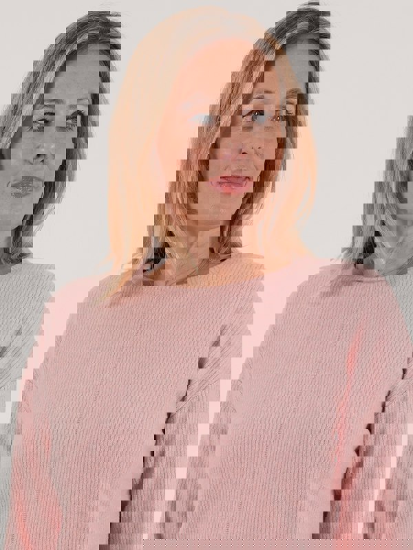 PennyPlain Crew Neck Long Sleeve Top - Blossom