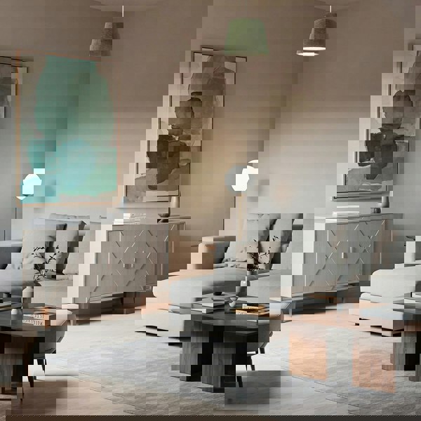 Thick Lined Textured Forest Green Velvet Lamp Shade with Satin Inner Image 7