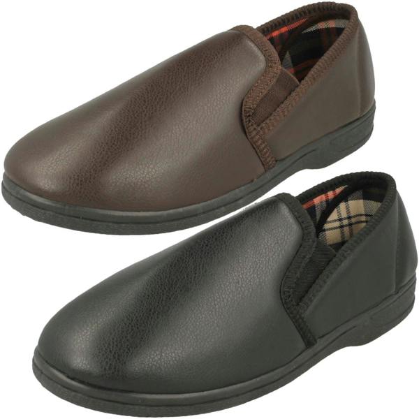 Rosebank Mens Rosebank Slip On Casual Slippers Anthony