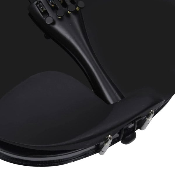 Berkfield Violin Full Set with Bow and Chin Rest Black 4/4