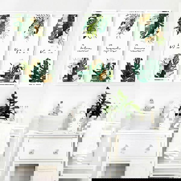 Art prints for the bathroom | set of 3 wall art prints