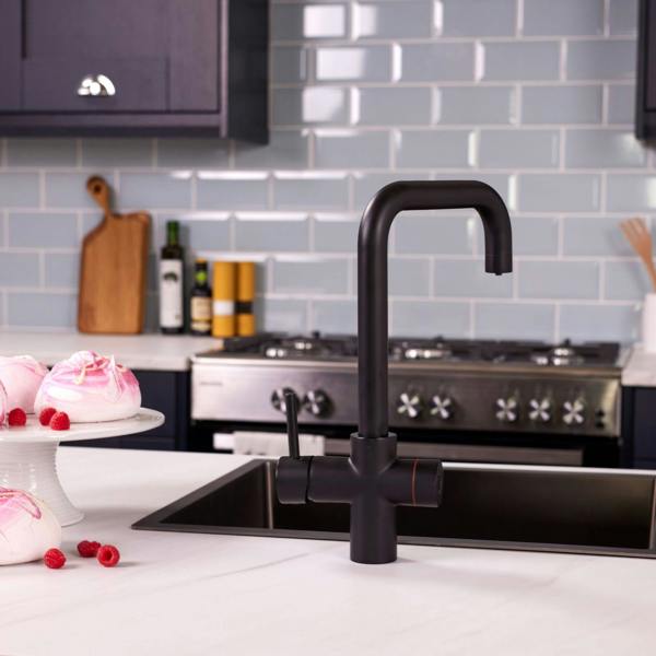 Impromta 4 in 1 Biometric Boiling Water Tap | Matt Black Finish