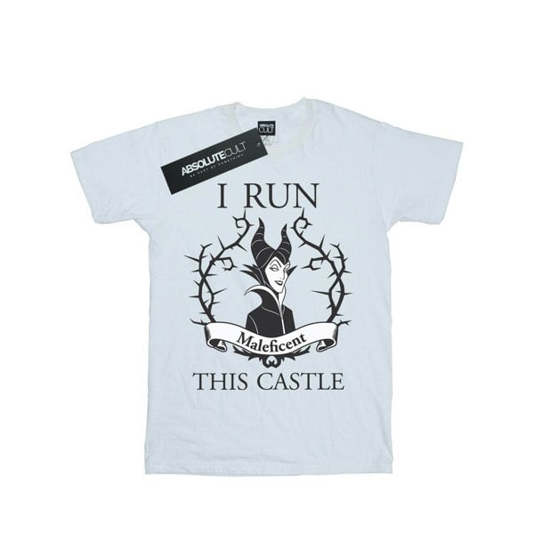 Disney Mens Maleficent I Run This Castle T-Shirt - White