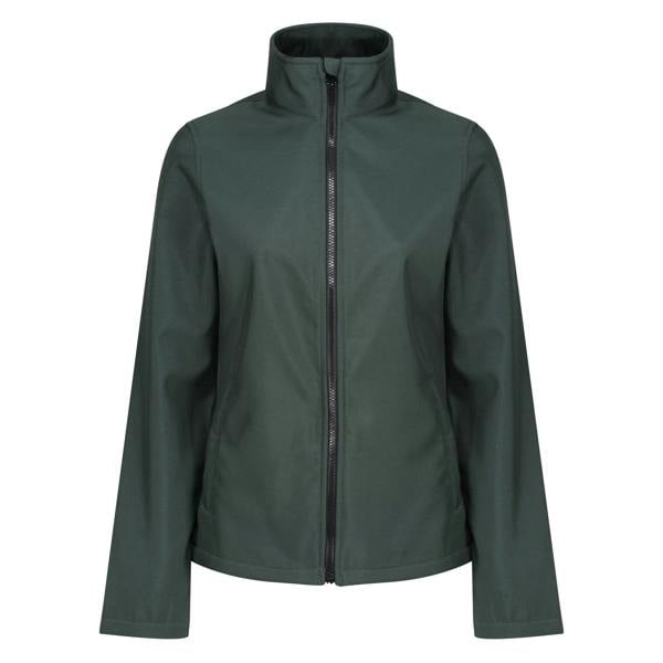 Regatta Standout Womens/Ladies Ablaze Printable Soft Shell Jacket - Dark Spruce/Black