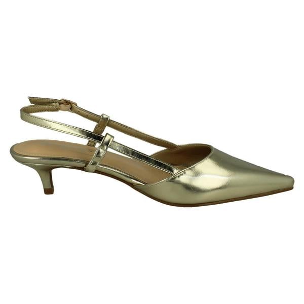 Spot On Ladies Spot On Pointed Slingback Shoes F00489