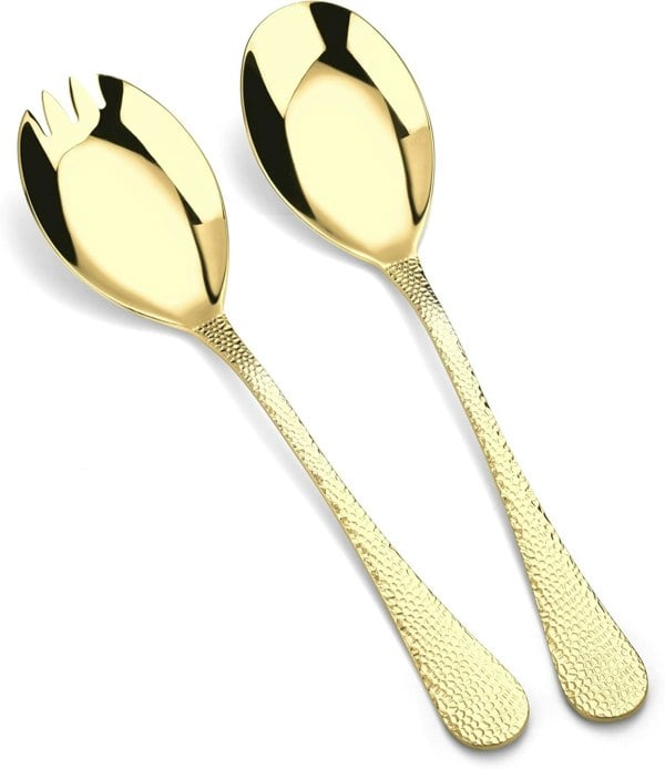 Arthur Price 'Champagne Avalon' Stainless Steel Gift Boxed Cutlery Set Pair Of Salad Servers