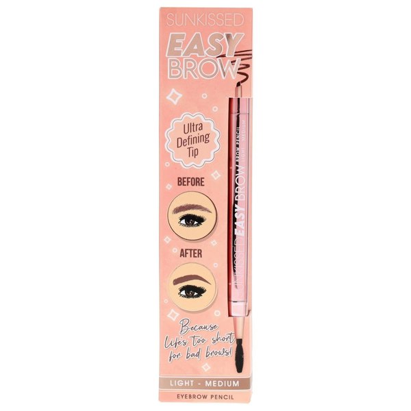 Sunkissed Easy Brow Eye Brow Pencil 0.1g Light Medium