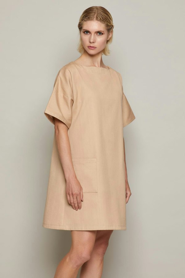 Bo Carter Paula Dress - Beige