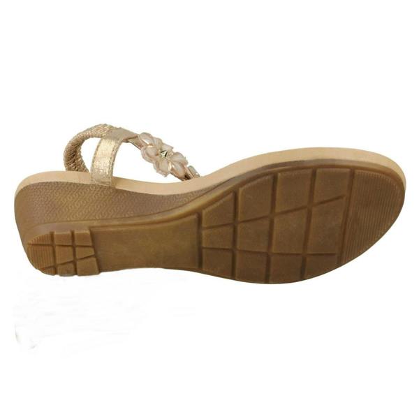 Savannah Ladies Savannah Mid Wedge Toepost Sandals