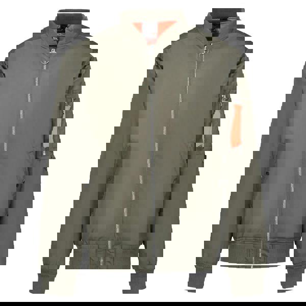 Regatta Professional Mens Pro Pilot Sleeve Pocket Bomber Jacket - Dark Khaki