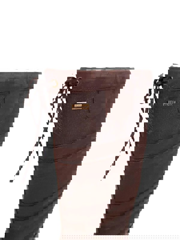 Frank James Burghley Equestrian Leather Country Long Boots Waterproof