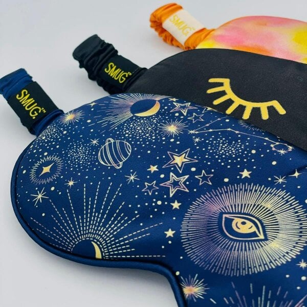 SMUG Satin Sleep Mask - Blue Celestial