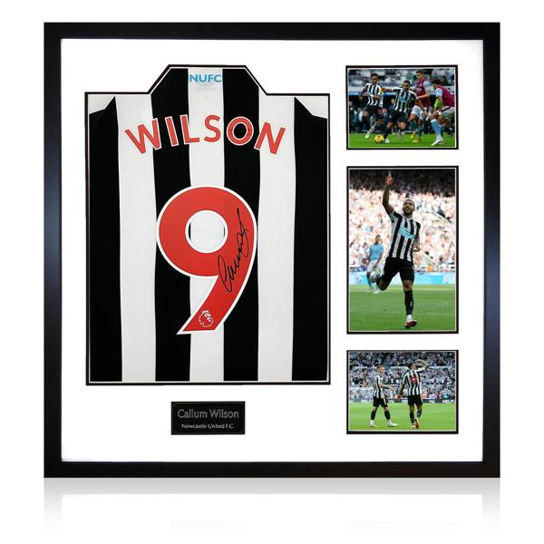 Callum Wilson Signed Newcastle United 22-23 Shirt Display Large