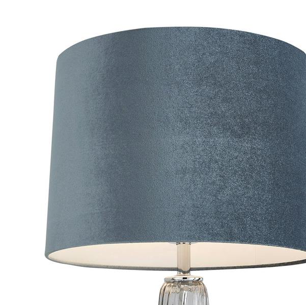 Pagazzi Lighting Alura Tapered Blue Ombre Glass Table Lamp