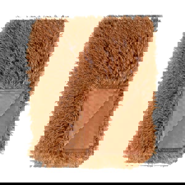 Furn Rowan Faux Fur Throw - Ginger