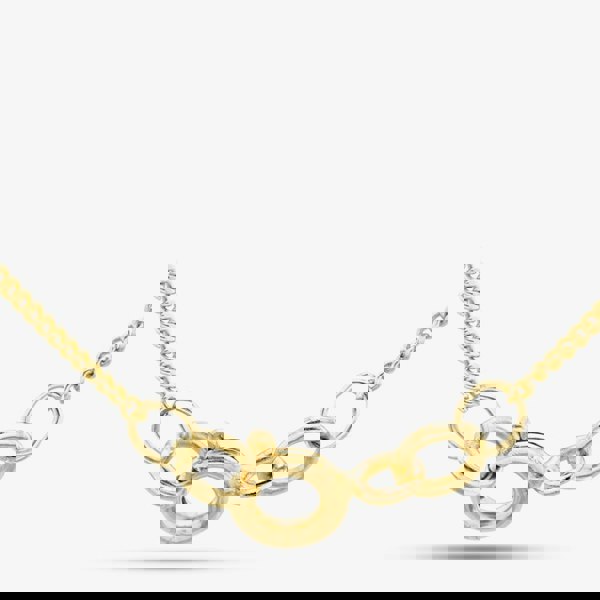 T. H. Baker 9ct Yellow Gold 16inch Light Filed Curb Chain G12FC16