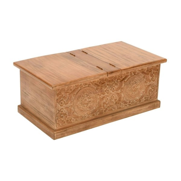 IH Design Viva Mango Wood Coffee Table / Blanket Storage Box