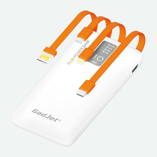 GadJet 10,000 mAh 5-in-1 Plus Power Bank