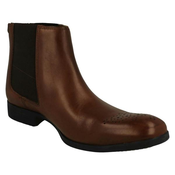 Clarks Mens Clarks Smart Chelsea Boots Gilmore Chelsea