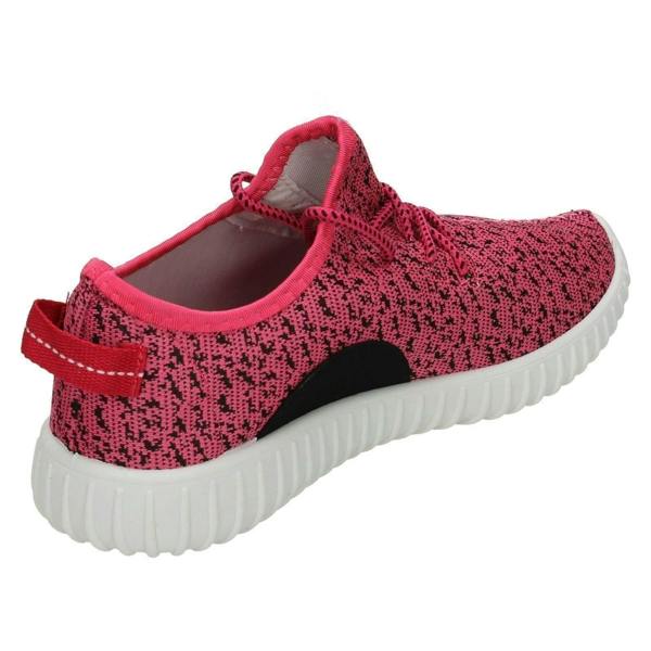 Spot On Ladies Spot On Casual Lace Up Trainers
