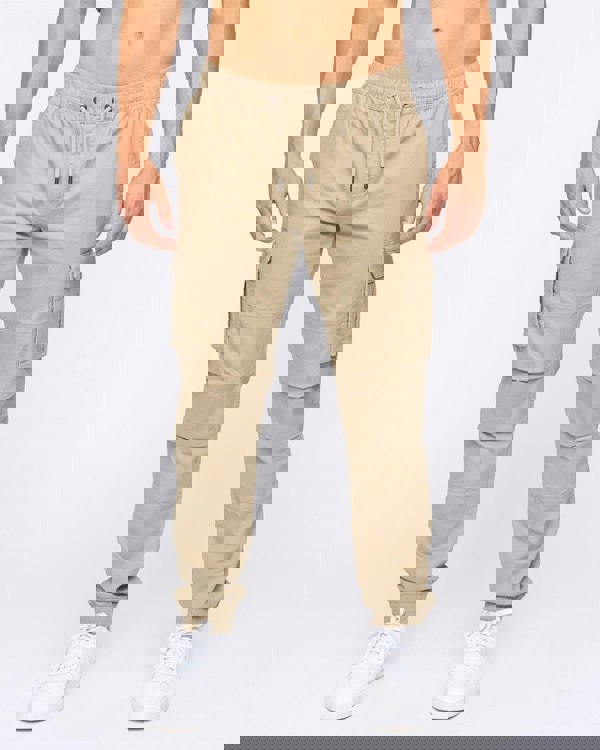 Crosshatch Pendles Cargo Pants Stone