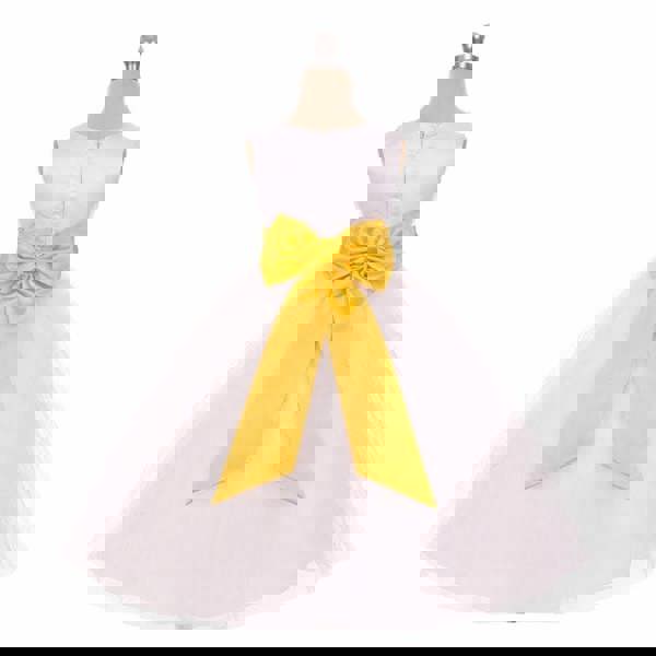 Kids Dreams Classic Dolly Dress - Yellow Sash