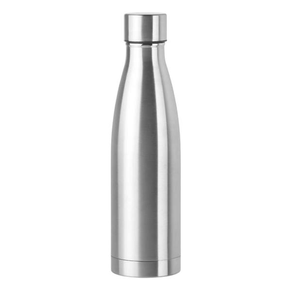 MidOcean Belo Double Wall 500ml Water Bottle - Matt Silver - 