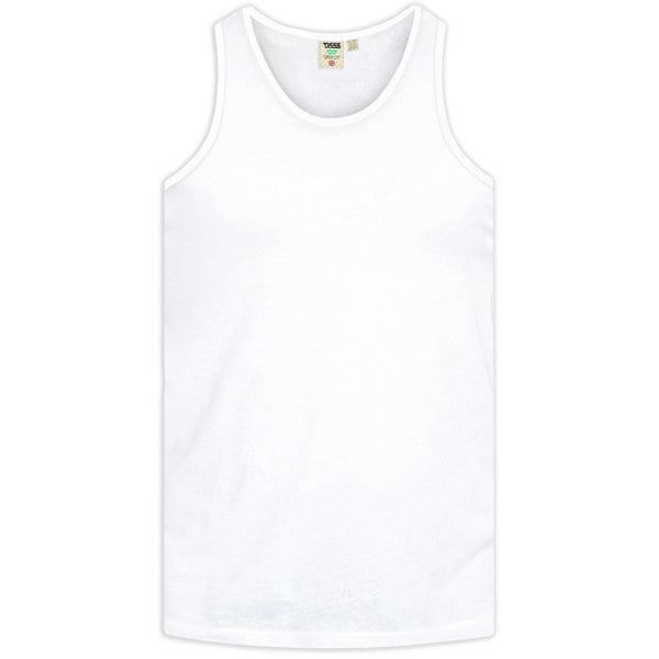 Duke Mens D555 Fabio Tank Top - White
