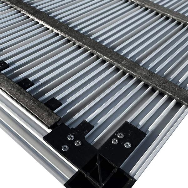 Nicoman Aluminium Door Mat with Carpet Inserts