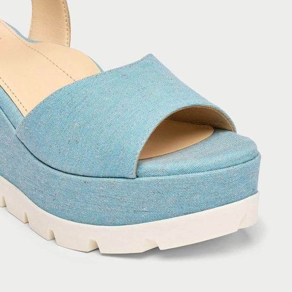 Calla Rosa Shoes - Denim Canvas