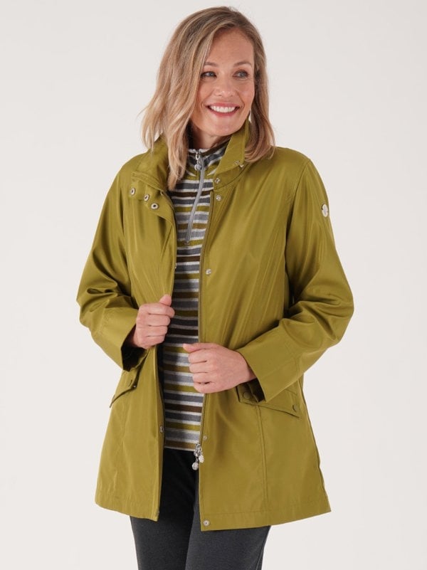 PennyPlain Raincoat - Moss