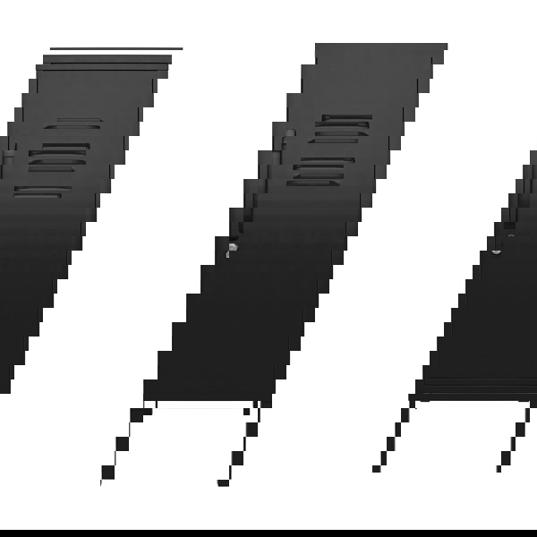 Dorel Home Mission District End Table Black Metal