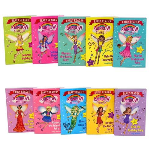 Orchard Books Rainbow Magic - 10 Books Box Set by Daisy Meadows (Early Reader)