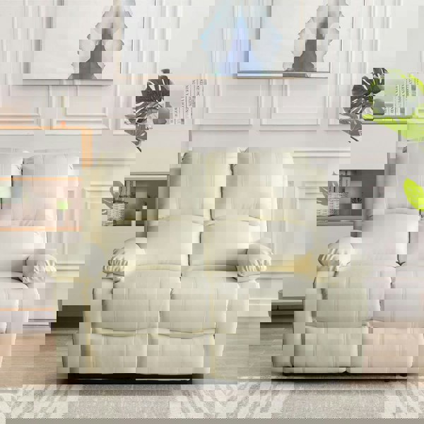 Comfy Living Milan Reclining Luxury Faux Leather Sofa Set - Indulge in the Ultimate Comfort and Style for Your Living Room