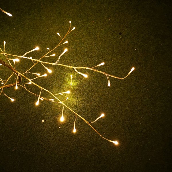 Samuel Alexander 288 LED 3m Indoor Outdoor Lit Gold Branch Garland in Warm White