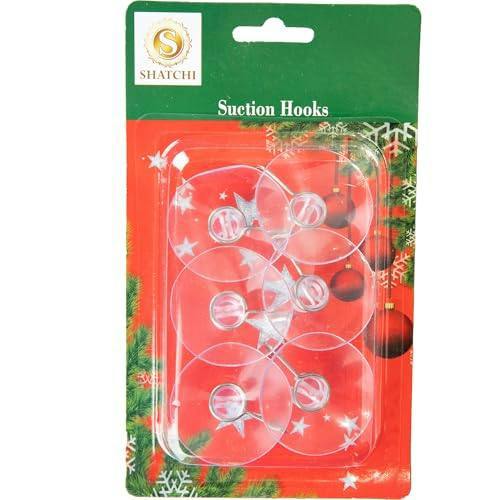 43mm Clear Suction Cup Hooks, Pack of 6 for Bathrooms, Kitchens and Smooth Surfaces image 8