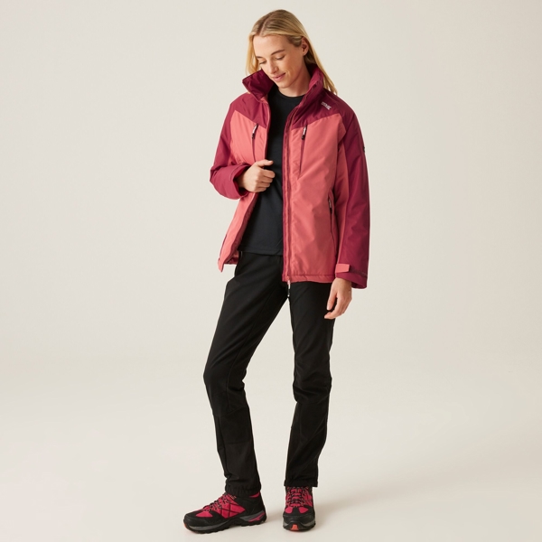 Regatta Women's Calderdale II Winter Waterproof Jacket - Mineral Red / Rumba Red