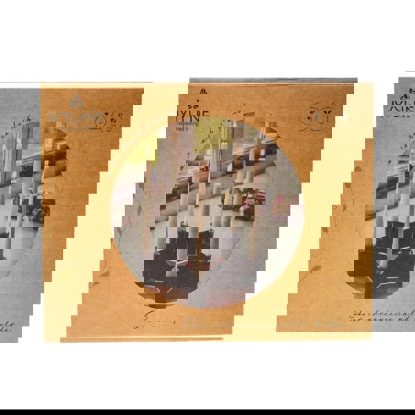 Ivyline Star Centrepiece Dinner Candle Holder in Black