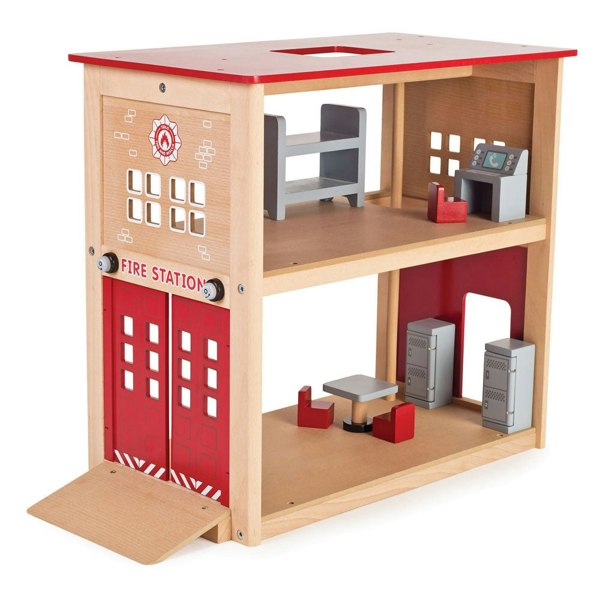 Tidlo T0409 Fire Station Playset