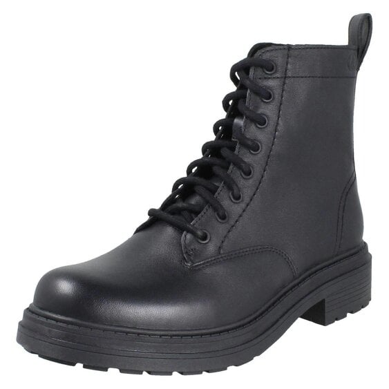 Clarks Ladies Clarks Chunky Sole Combat Style Boots Orinoco3 Style