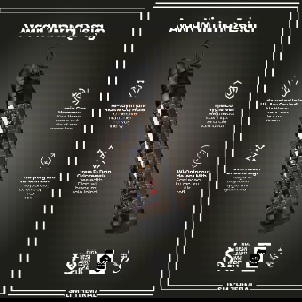 ION8 Leak Proof Slim Thermal Water Bottle, Insulated Steel, Gamer, 500ml (17oz)