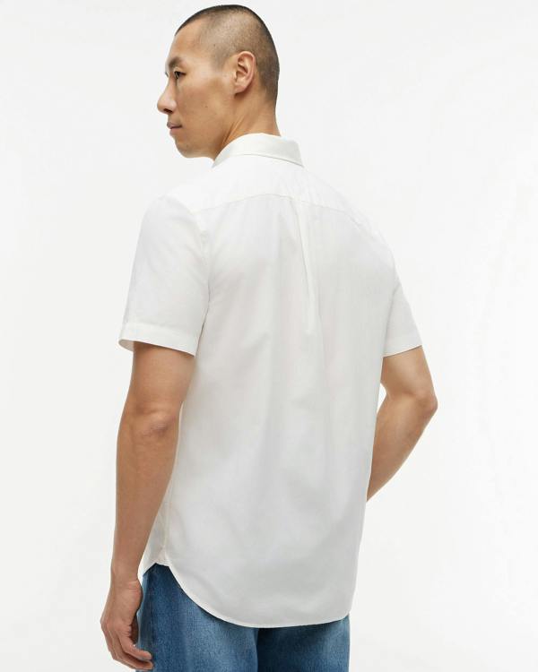 Tommy Hilfiger GMD Poplin Mens Short Sleeve Shirt - White