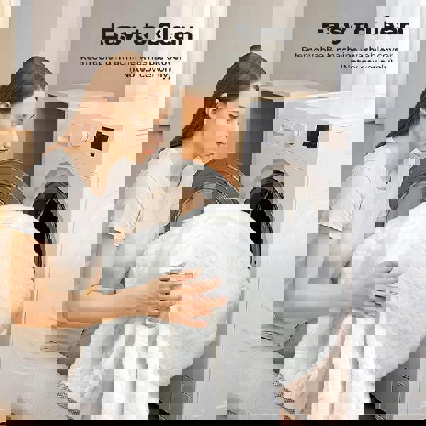 Lavio Double Mattress Topper Memory Foam Ergonomic Dual Layer Hotel Quality