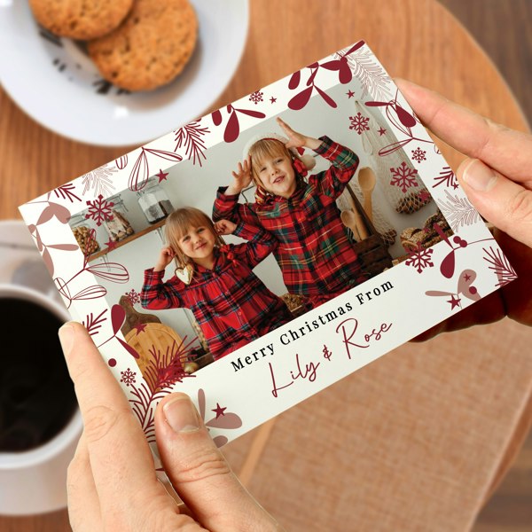 Personalised Memento Company Personalised Photo Upload Pack of 10 Christmas Cards